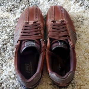 Brown Sketchers Men's Shoes, Size 10